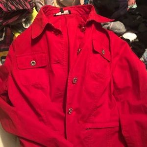 Red jacket